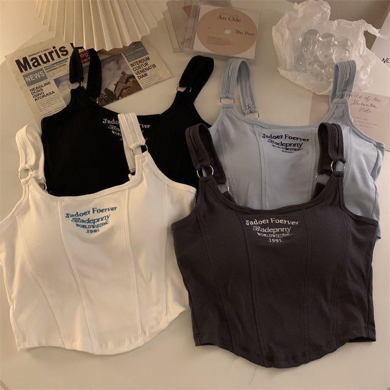 Chic Hong Kong Style Slim Fit Camisole for Women - Sexy Summer Vest with Pure Desire.
