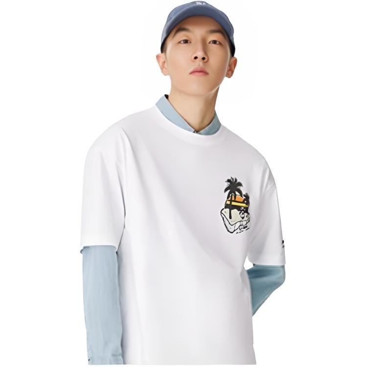 Li Ning Sports Life Collection SS22 T Shirt Unisex Standard White AHSS327-1