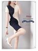 2025 Summer Irregular Short-Sleeve Dress: Stylish Age-Reducing Plus Size Mid-Length Cinched Waist Skirt for Women