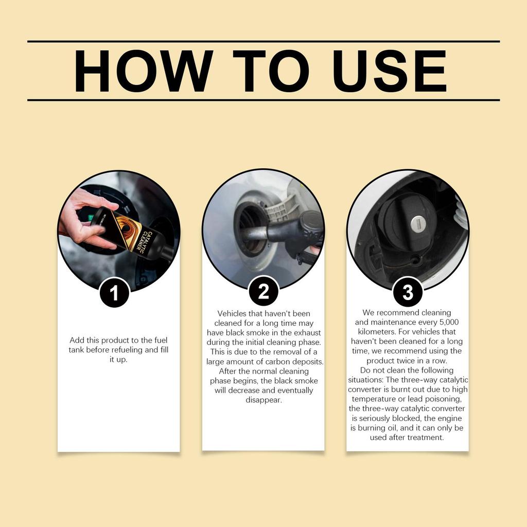 Car Catalytic Converter Cleaner, an essential carbon deposit cleaner for gasoline car engine maintenance, 120ml