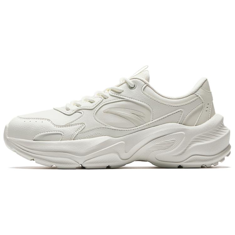 Anta Little Millennium Trendy Comfortable Wear-Resistant Breathable Lightweight Increased Height Low-Top Casual Shoes Women Casual Shoes 922538826-8