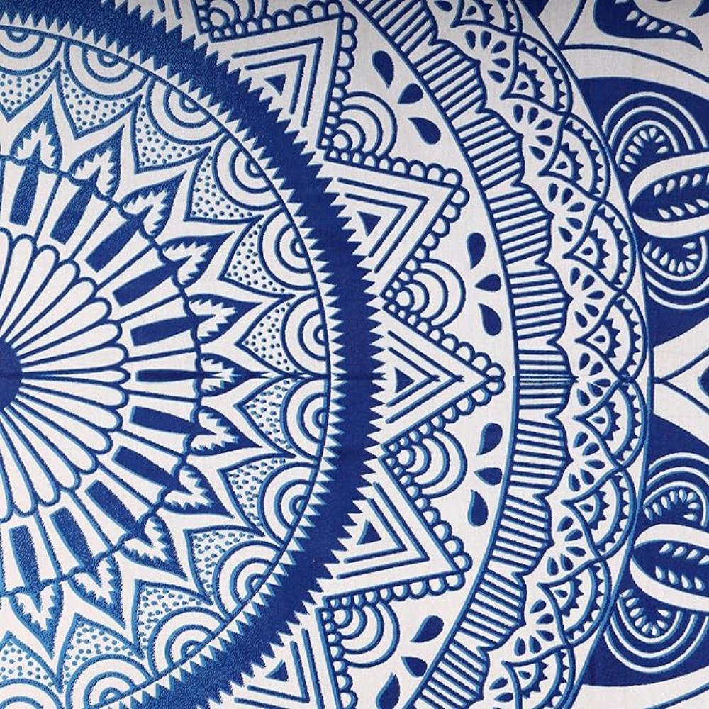 BLESS INTERNATIONAL Beautiful Indian Bohemian Psychedelic Hippie Ombre Window Curtain Panels for Bedroom, Living, Balcony (Purple Lotus)