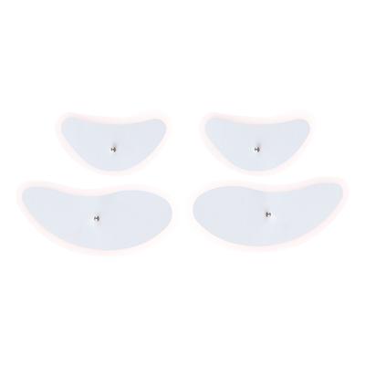 2Pairs Snap On Replacement Pads For Face Muscle  Massager & Electrode