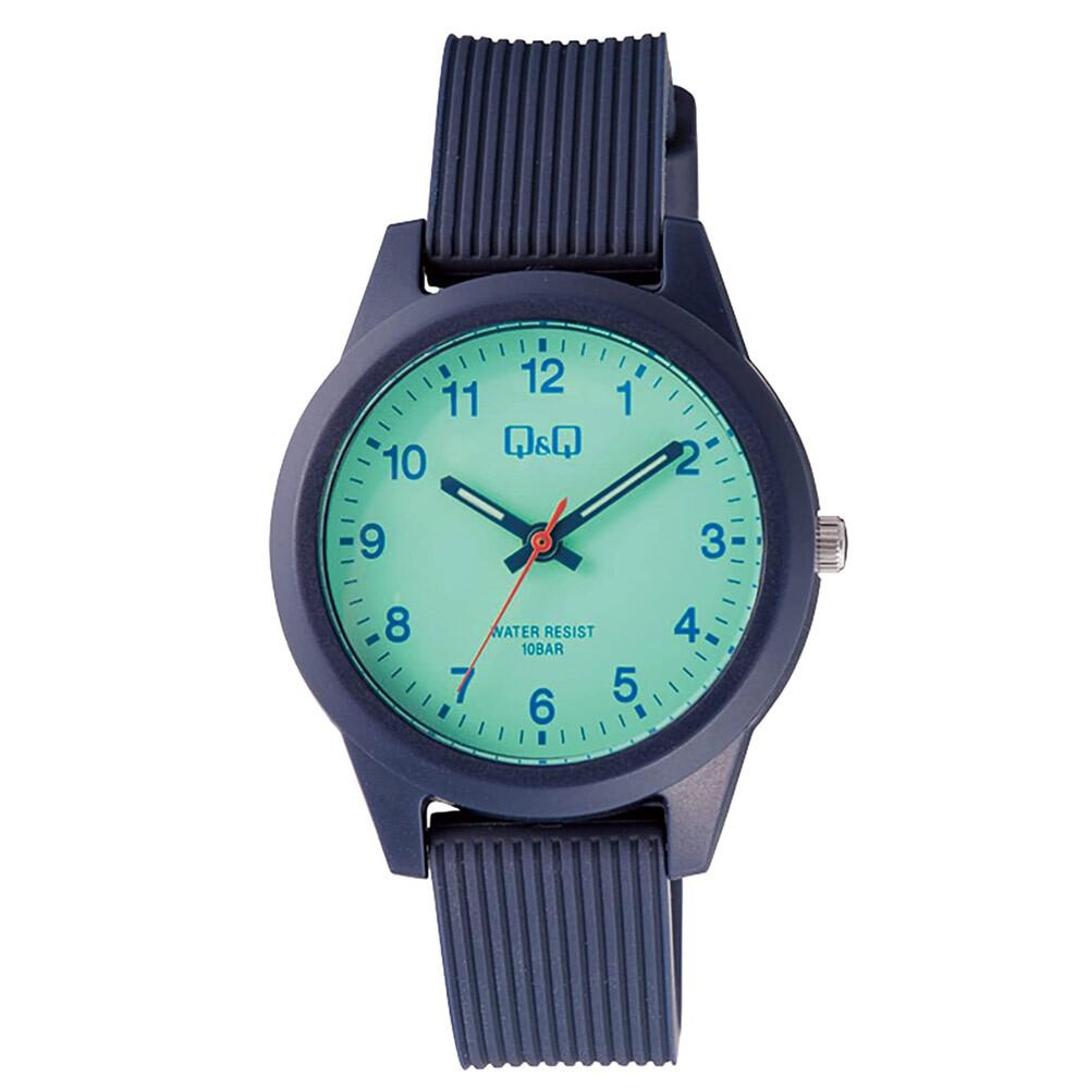 CITIZEN Analog Japanese 10 ATM Water Urethane Order Watch, Movement, Resistant, Strap, Blue, Unisex, V01A-020VK/6295/Mail