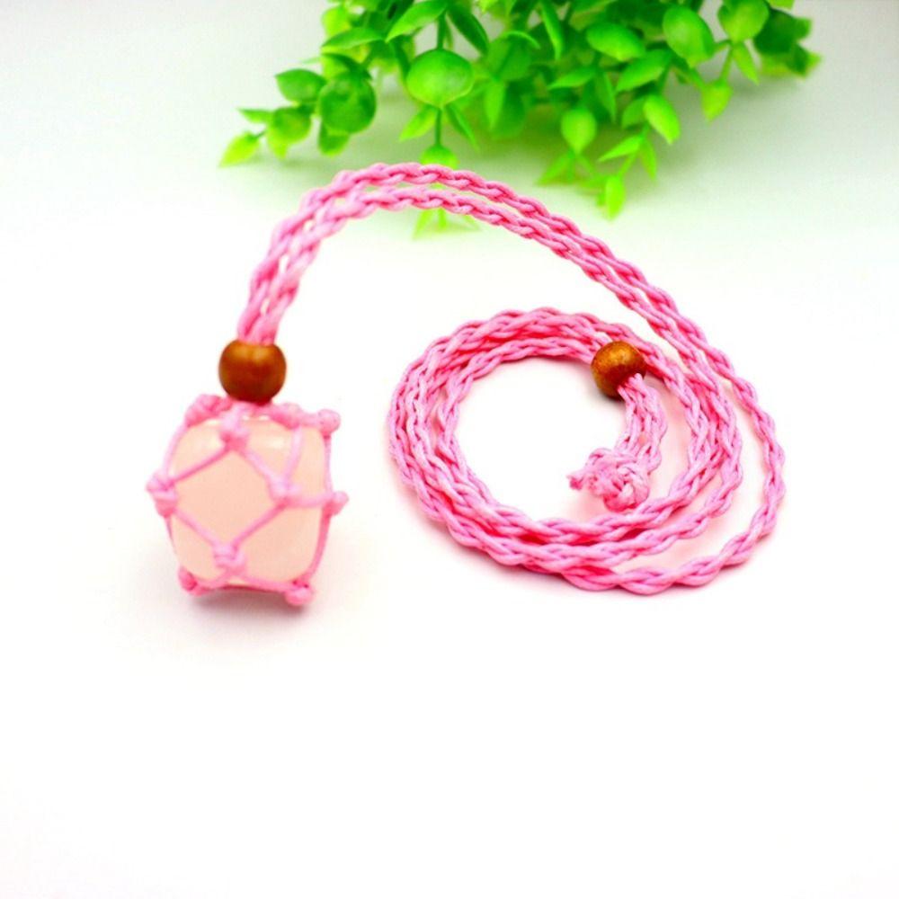 Braided Necklace Cord Hand-woven Braided Necklace Cord Crystal Necklace Holder  Crystal Accessories