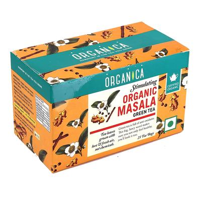 Green Tea with Masala (25 Pack), Organic Masala Green Tea, Organica
