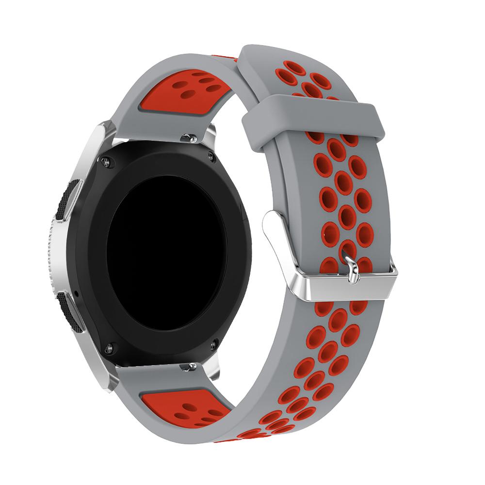 hole circular Silicone Watch for Samsung Galaxy Watch 46mm version Watch Replacement Bracelet Band Strap for SM-R800 Top Quality
