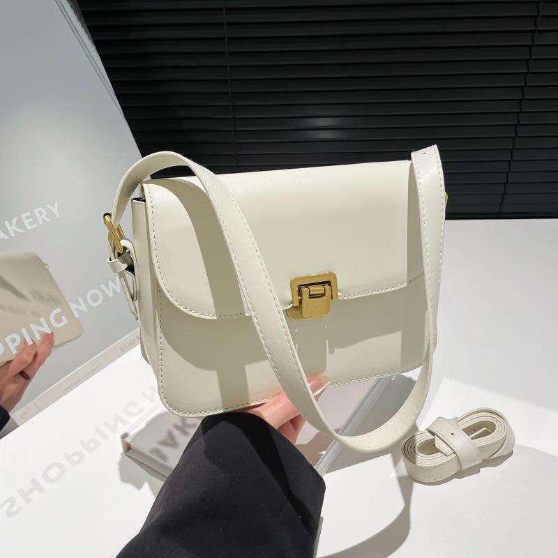 Temperament bag women's 2025 new versatile fashion simple messenger bag retro foreign style one shoulder women's small square bag tide