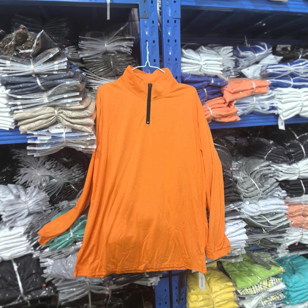 Letní pánské polo tričko na zip s dlouhým rukávem Pánské sportovní polo tričko Ležérní základní tričko