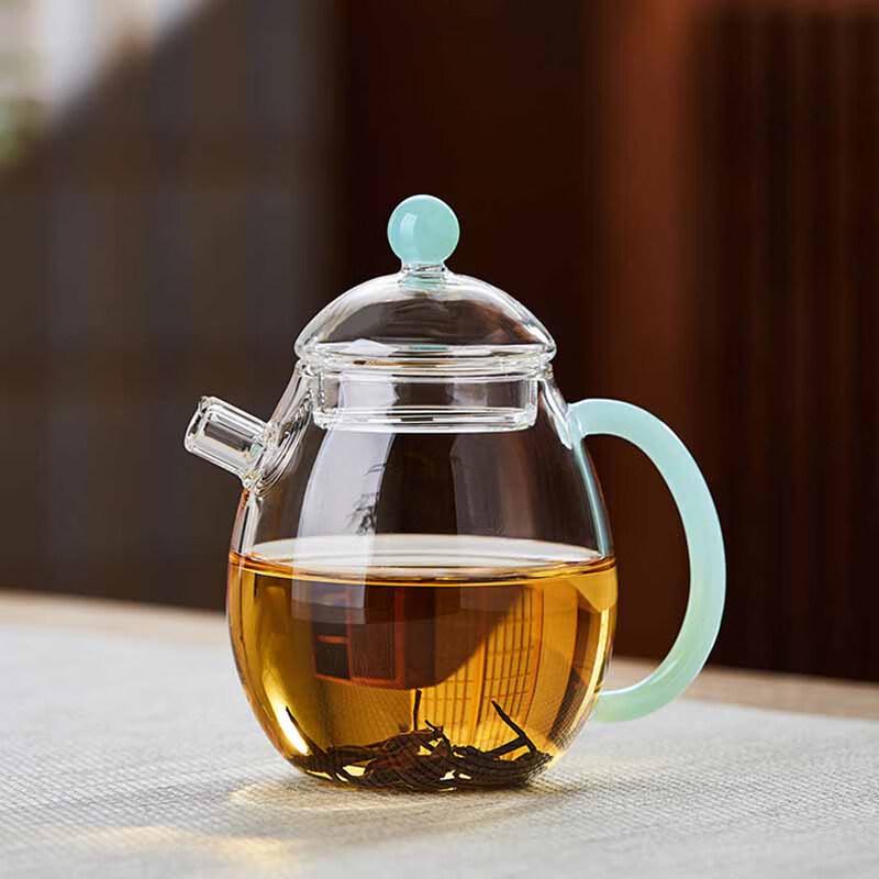 Mini Borosilicate Glass Dragon Egg Teapot