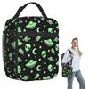 Colour Alien Rocket Spaceship Pattern Insulated Lunch Bag for Women Kids Portable Food Boxes Thermal Lunch Box Tote