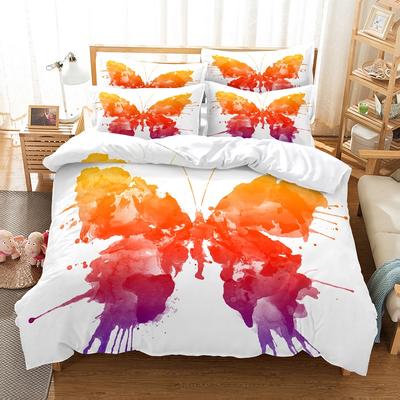 Set di biancheria da letto, set copripiumino, biancheria da letto 3D, stampa digitale, lenzuola matrimoniali, design alla moda.