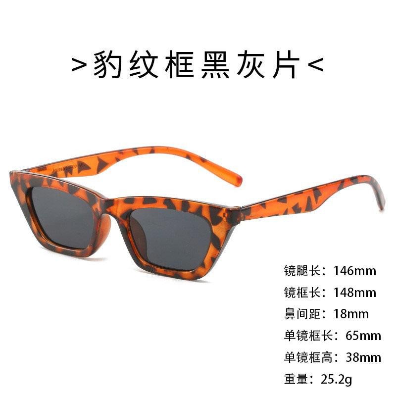Foreign Trade Retro Triangular Small Frame Cat Eye Sunglasses Sunglasses Shading Women'S Sunglasses