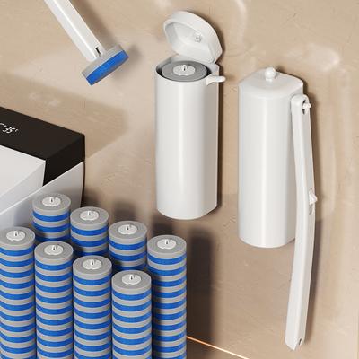 Disposable Toilet Brush Set Cleaning No Dead Ends Household Artifact Wall-mounted Disposable Replacement Head Wash Toilet Brush