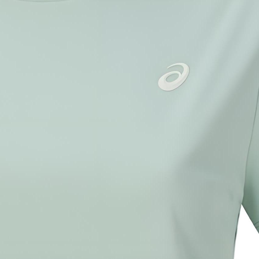 Asics Moisture Wicking Glow In The Dark Short Sleeve T-Shirt Women Tops Mint-Green 2012D153-400
