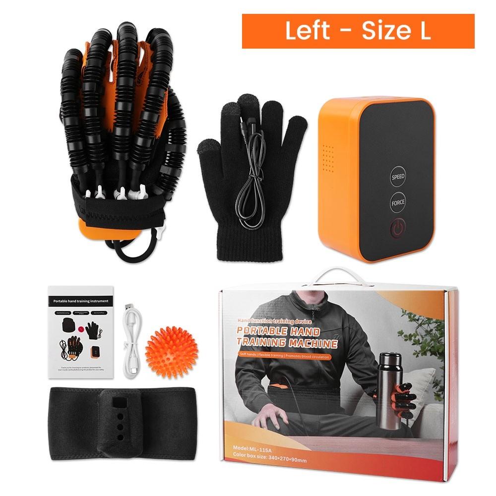 Portable Rehabilitation Robot Gloves Mirroring Stroke Hemiplegia Hand Function Training Glove Finger Care Equipment