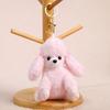 Poodle Doll Pendant Keychain Plush Toy Birthday Gift Girls Bag Pendant Cute Doll