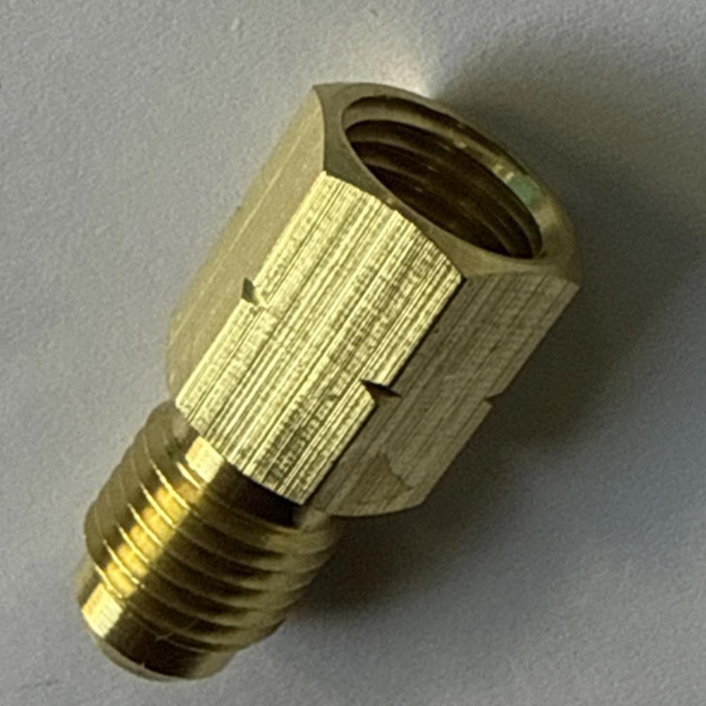Adapter M 5/16 X F 1/4 SAE Air Conditioner Quick Couplers Air Refrigerant R410a R32 Filling Conditioning T0W5