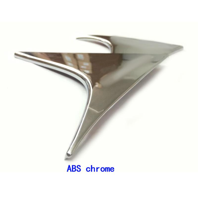 For Hyundai Tucson 2015 2016 2017 2018 Car Body Styling Cover Tail Rear Spoiler Side Triangle Molding Window Bezel Trim 2PCs