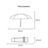 YUHANG Mini Capsule 5-Fold Sun/Rain Umbrella