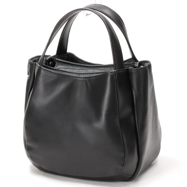 Italian Sheep Round Tote Greige Natural Material Going Out Handbag Crossbody Shoulder Bag [Isaac] 2-way