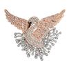 Shinning Flying Swan Brooches For Women Girls Elegant  Brooch  Temperament Pins Versatile Corsage Gifts