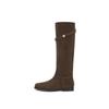 High-end Long Boots for Women's Flats Knee High Fashion Shoes Leather Winter High Boots New Walking Trend Chelsea Mujer De Botas