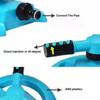 360 Degree Rotating Automatic Lawn Sprinkler Leak-proof Lawn Watering System  Vegetable Garden