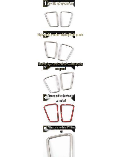 Zotye T600 Front Panel Air Outlet Ring - Center Console A/C Vent Trim