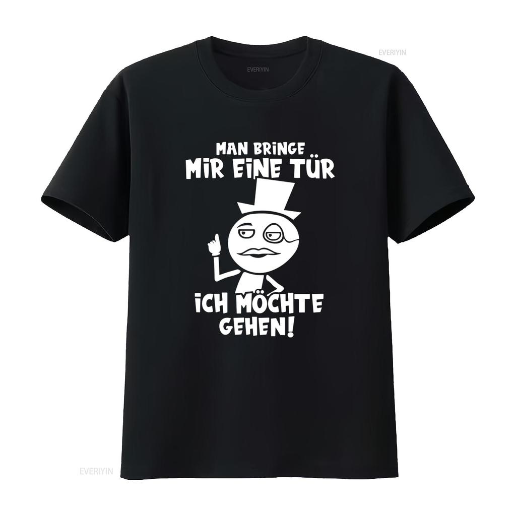 T Shirt Unisex Bring Me A Door I Want To Go Fun Saying Print Vintage Graphic Breathable Stylish Versatile