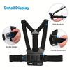 6pcs Sports Camera Kit Mobile Phone Head Strap Chest Straps Mount Adjustable Enhanced Stability Versatility For GoPro Phone Osmo