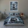 Raccoon winter scene. Bedding Duvet cover sets Duvet covers Pillowcases gifts (1 * Duvet Cover 2 * Pillowcases, without duvet insert)