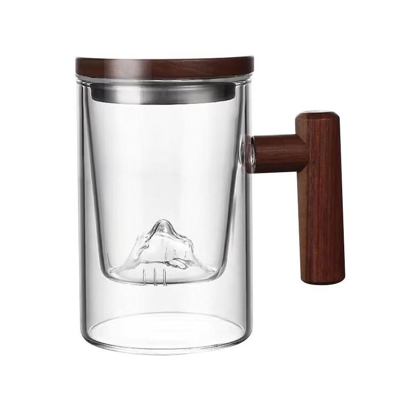 Shangheng Guanshan Heat-Resistant Glass Tea Mug