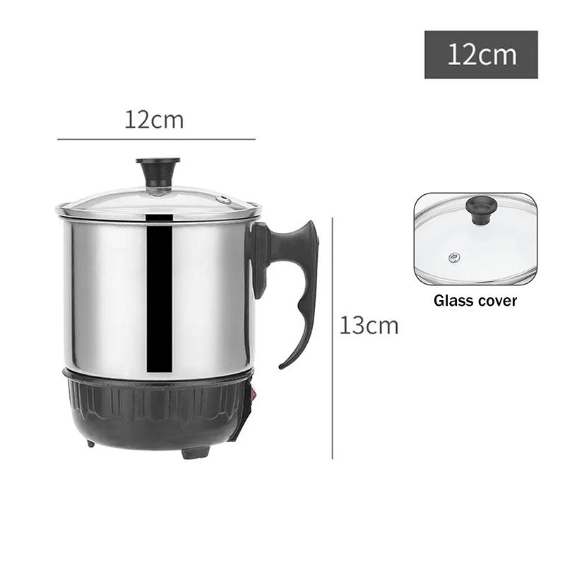 Mini Anti-Dry-Boil Electric Heating Cup 11/12/13/14Cm Portable Travel Electric Kettle Home Kettle Electric Cooker Kettle