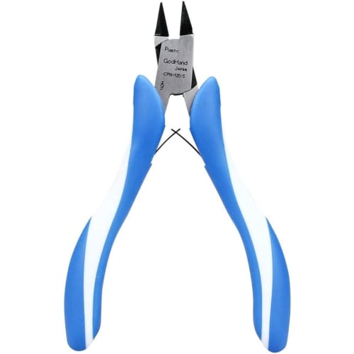 

GodHand Craft Grip Series Tapered Plastic Nippers GH-CPN-120-S Hobby Tool, Blue