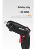Rechargeable Mini Electric Screwdriver and Hand Drill Set for Home Use