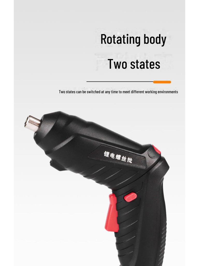 Rechargeable Mini Electric Screwdriver and Hand Drill Set for Home Use
