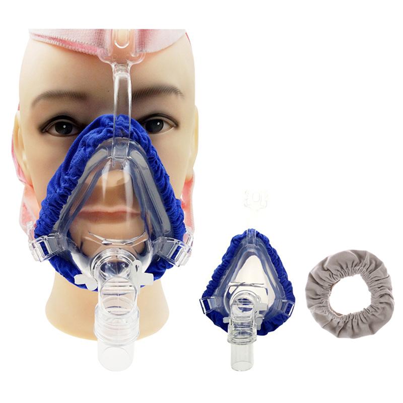 2 Pcs Cpap Mask Liners Reusable Fabric Covers Reduce Air Leaks Skin Irritation