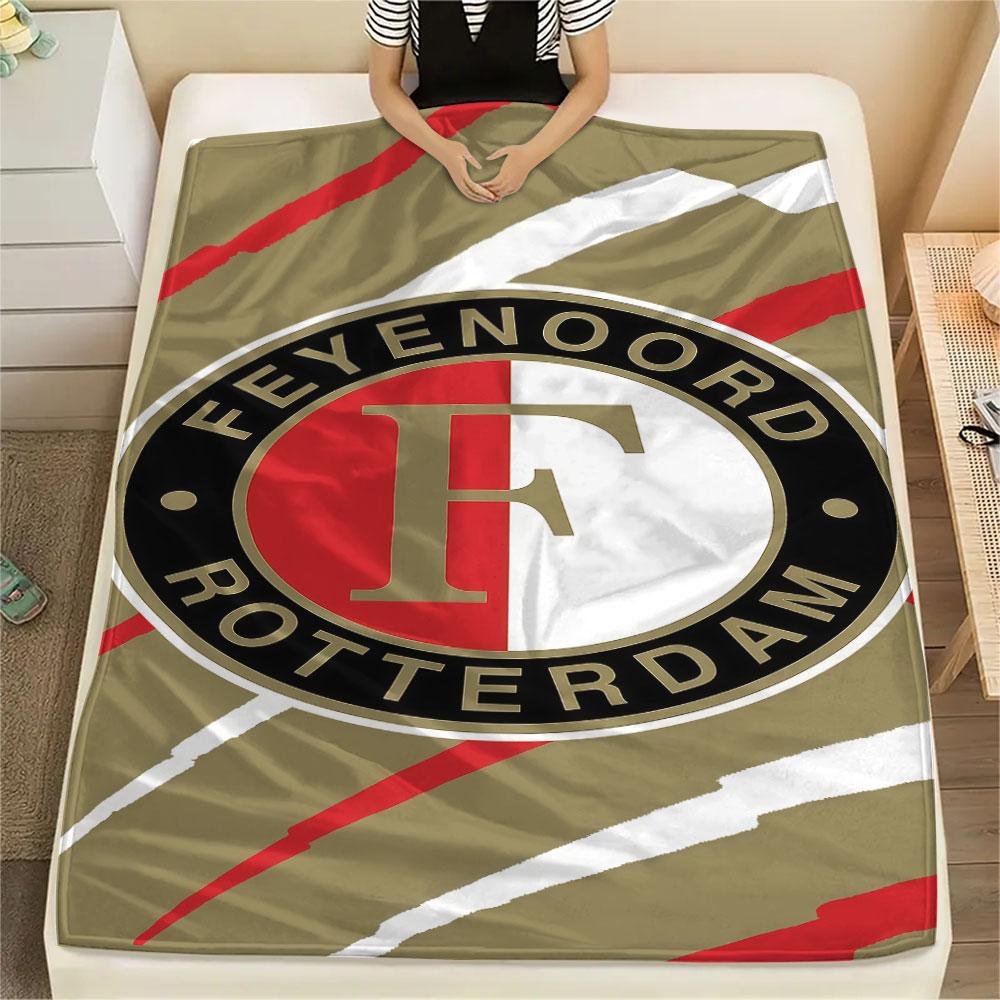 1PC Feyenoord Patterned Flannel Blanket Suitable For All Seasons for Home Decor Warmth and Comfort Gifts Holiday Present
