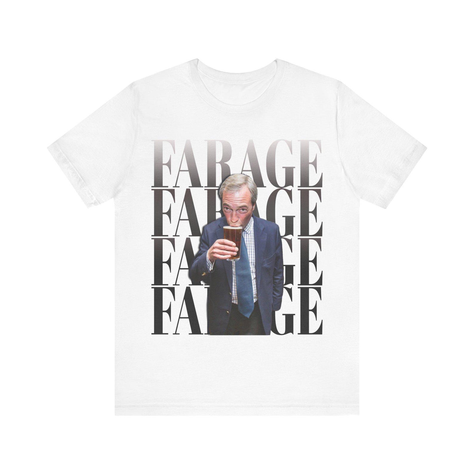Nigel Farage Shirt, UK Politics Graphic Tee, Vintage Political T-Shirt, Reform UK Supporter Gift, British Politics Shirt, Retro Farage Tee M