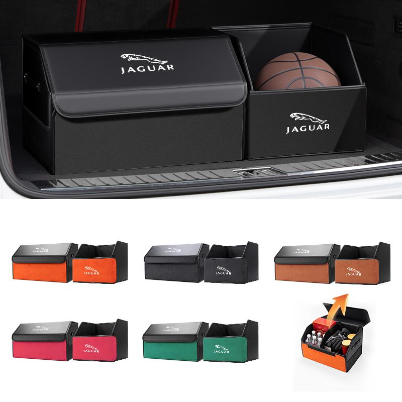 Car Trunk Organizer Box Large Capacity Tools Storage Case Accessories For Jaguar XF XJ XFR XKR S-Type F-Type X-Type F-Pace I-Pac SS17