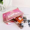 Travel Convenient Waterproof Cute Lovely PU Leather Makeup Bag Storage Bag Cosmetic Bag Laser Bag
