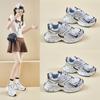 Women's Casual Chunky Sneakers Breathable Mesh Lightweight Walking Shoes for Female Non-Slip Lace-Up Running Sneakers Comfortable Tennis Shoes