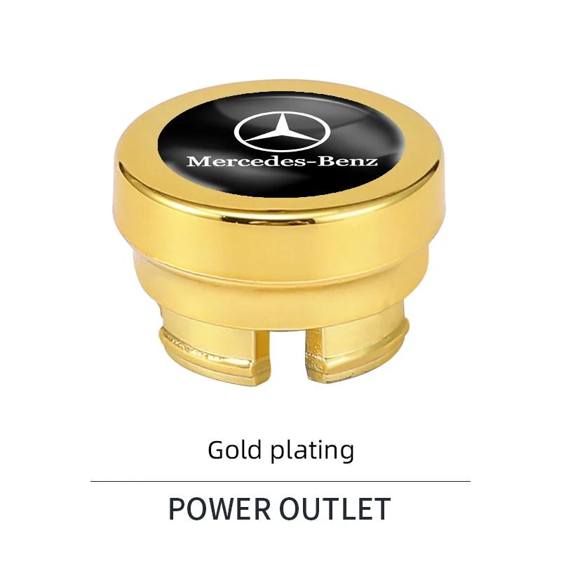 DIQ4 Hot 2025 Car Cigarette Lighter Dust Cover Dustproof Decoration Cap For Mercedes Benz AMG GLE GLS CLS GLC CLA GLA GLK ML C197 R23