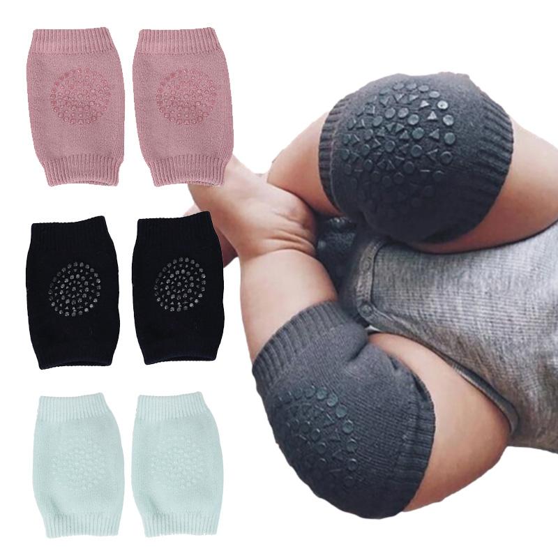 Soft Mesh Terry Baby Leg Warmers Toddler Kids Kneepad Protector Non-Slip Dispensing Safety Crawling Well Knee Pads For Child