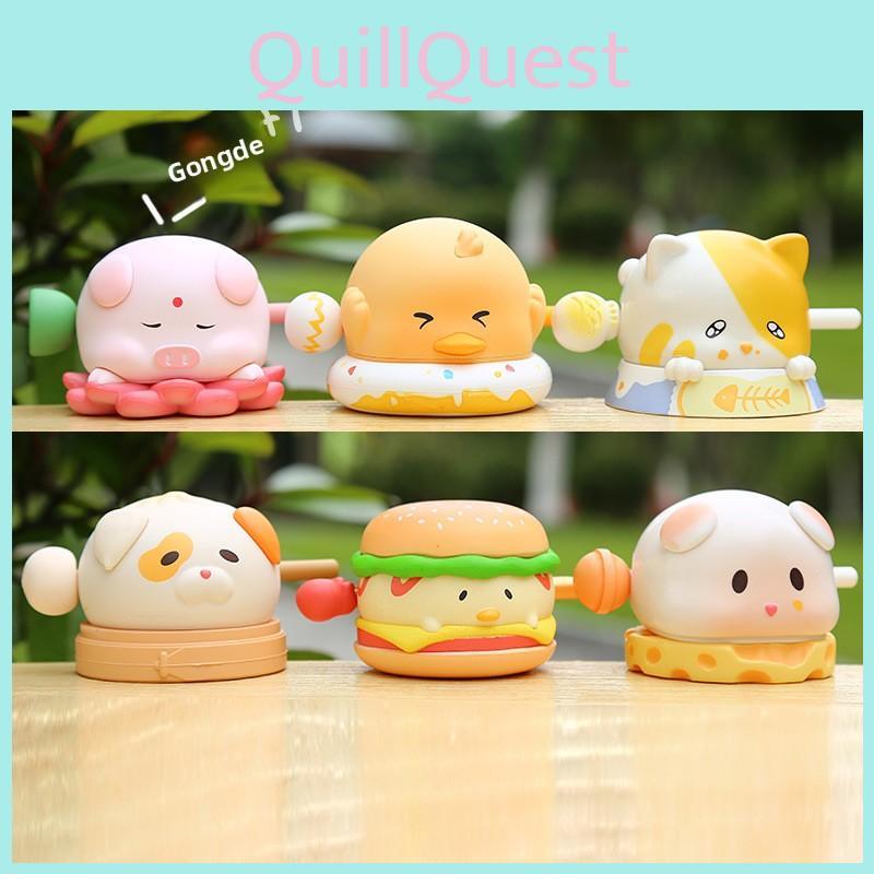 Fish Wooden Pvc  Action Figure Model Desktop Decoration Stress Relief Decor