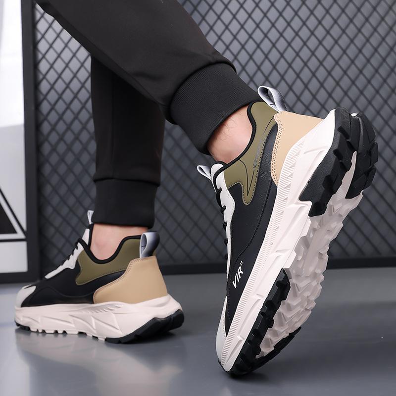 Chaussures de papa outdoor semelle souple absorption des chocs chaussures de sport confortables tige basse chaussures décontractées tendance pour le trajet