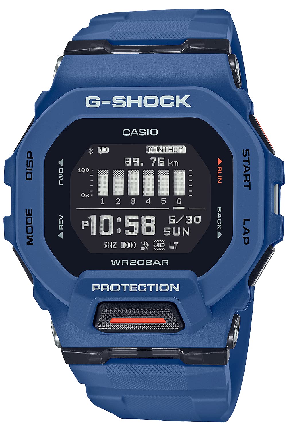 

Мужские часы Casio G-Shock GBD-200-2JF синего цвета (Официальный японский продукт)