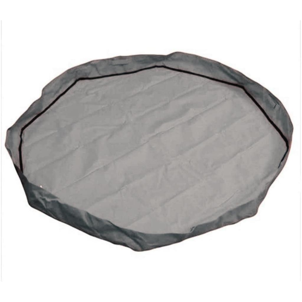 Marshall Small Animal Playpen (8-Way Playpen) with Floor Mat and Cover, Gray, 116 x 116 x 9.5 cm