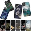 Cover for Huawei P30 P20 P10 Mate 10 20 Pro Lite Y9A Y8S P Smart Y7 Y9 Prime Case Bible Verse Faith Christian Philippians Flower